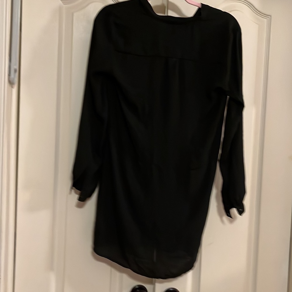 Black mini dress